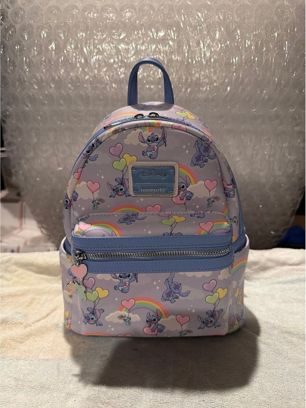 Loungefly Disney I Heart Stitch Backpack NWT